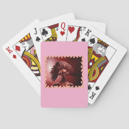 Modern indisk prinsessa casinokort