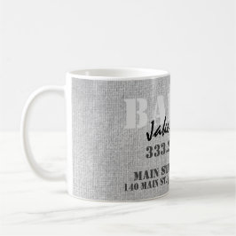 Modern Industrial Grått Barber Business Kaffemugg