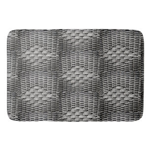 Modern Industrial Metall Weave Mönster Badrumsmatta