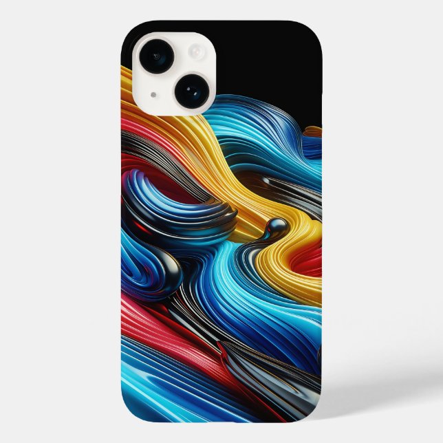 Modern Industrial Metallic Block Pattern Copper an (Baksida)