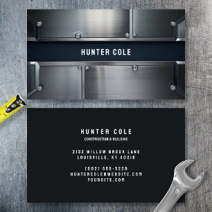 Modern Industriell Metallkonstruktion Visitkort