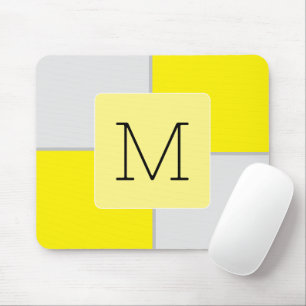 Modern inledande Neon Geometric färg-blockCoola Musmatta