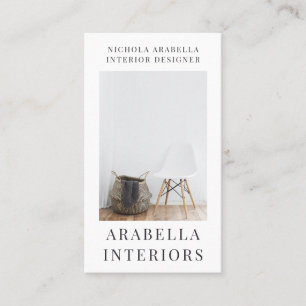 Modern Insida Designer Photo Visitkort