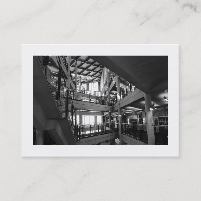 Modern Insida (gränsad) Visitkort (Framsida)