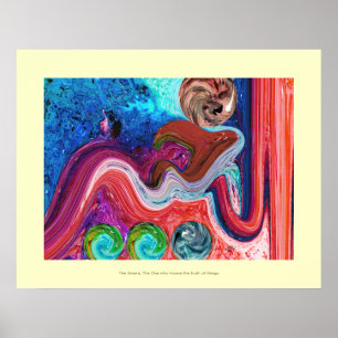 Modern Insida Paintings Poster