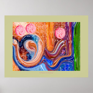 Modern Insida Paintings Poster