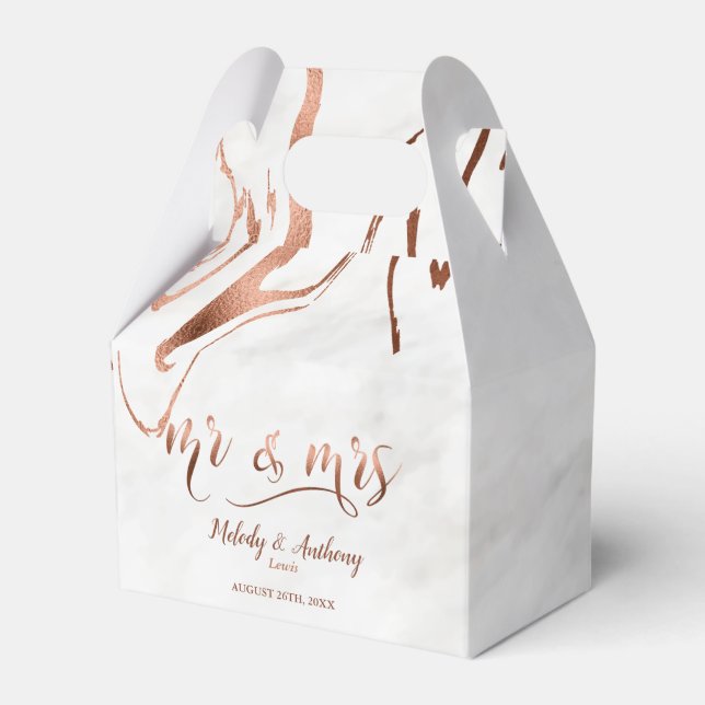 Modern inspiration från koppar och italienska Marb Presentaskar (Framsidan Sidan)