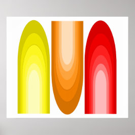 Modern inspirerad konst Poster i mitten av århundr