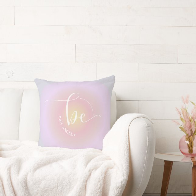 Modern inspirerande citattecken lavender är en äng kudde (Soffa)