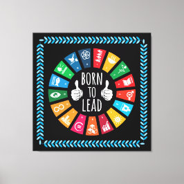 Modern inspirerande Keepsakes för hennes Trendig Canvastryck