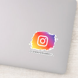 Modern Instagram-Anpassningsbar Klistermärken