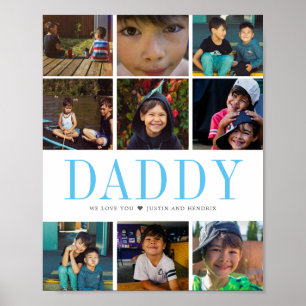 Modern Instagram Square Photo Collage   9 Foton Poster