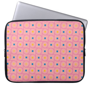Modern interlåscirkel för Rosa i mitten av århundr Laptop Fodral