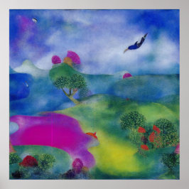 Modern intetsionistisk havskräfta poster