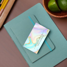 Modern irdescent Pastel & Guld Marble
