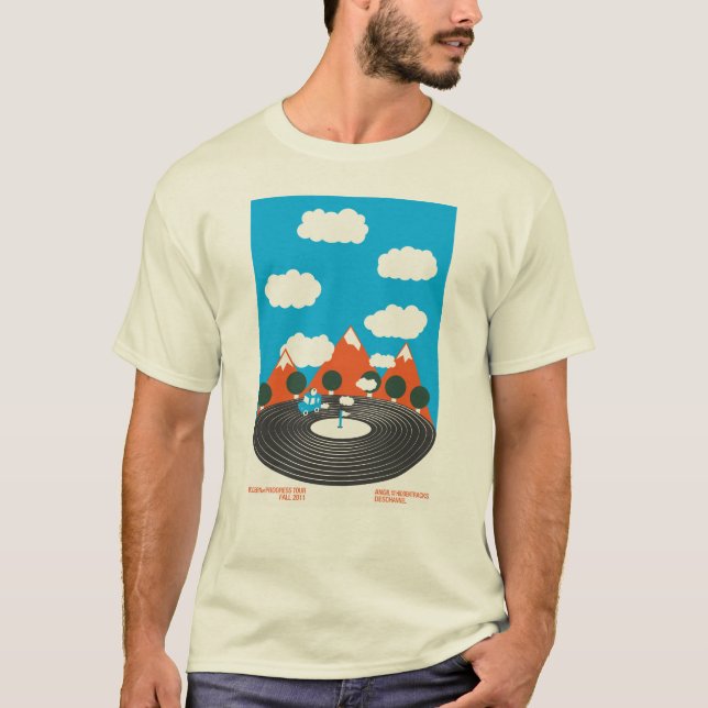 Modern Is Not Progress Tour Tee Shirt (Framsida)