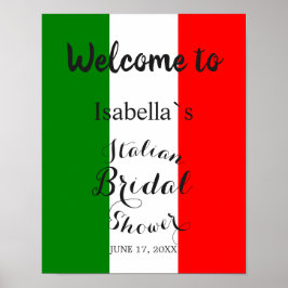 Modern Italien Italienskt Möhippa-tecken Poster