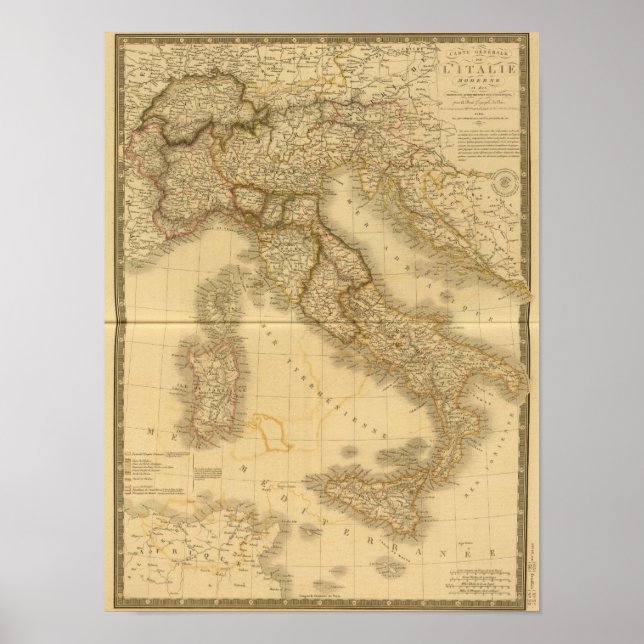 Modern Italien Poster (Framsidan)