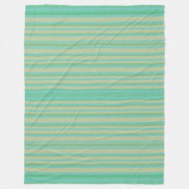 Modern Jade Grönt Rand Fleece Blanket