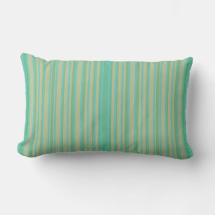 Modern Jade-Grönt, stripe Lumbar Pillow Lumbarkudde