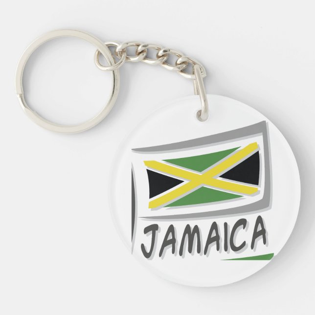 Modern Jamaica Flagga Typography (Framsidan)