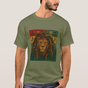 Modern Jamaica Rasta Lejon T Shirt