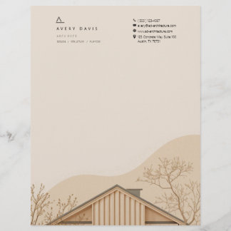 Modern Japandi Arkitekt Brevhuvud