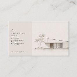 Modern Japandi Arkitekt Visitkort