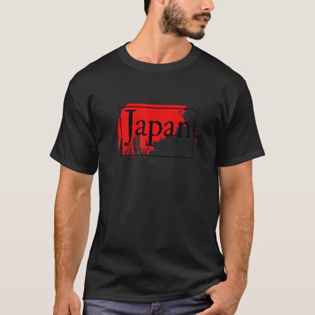 Modern japansk design Kanji T Shirt (Framsida)