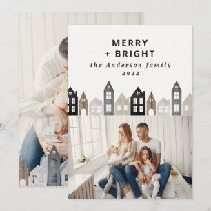 Modern japansk jul Nordiska hus 2 foto chic Julkort