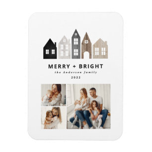 Modern japansk jul Nordiska hus 3 foto-chic Magnet
