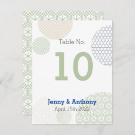 Modern japanska Pappra Mönster Anteckningskort