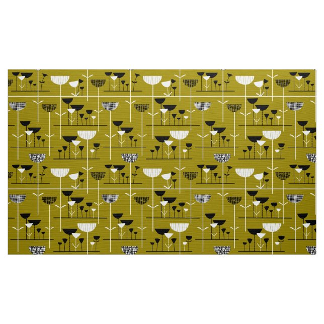 Modern Jazz - Guld Brown 988501 Tyg (Yard)