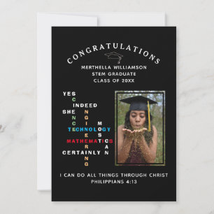 Modern JES HON KAN Gratulerart STEM Student Meddelande