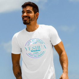 Modern Jesus Monogram-typografi T-Shirt