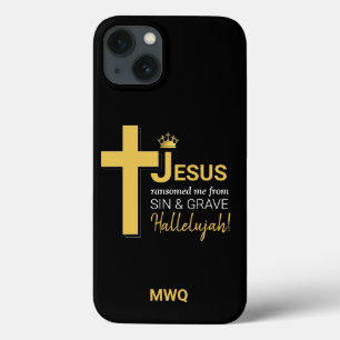 Modern JESUS RANSOMED ME Christian Monogram