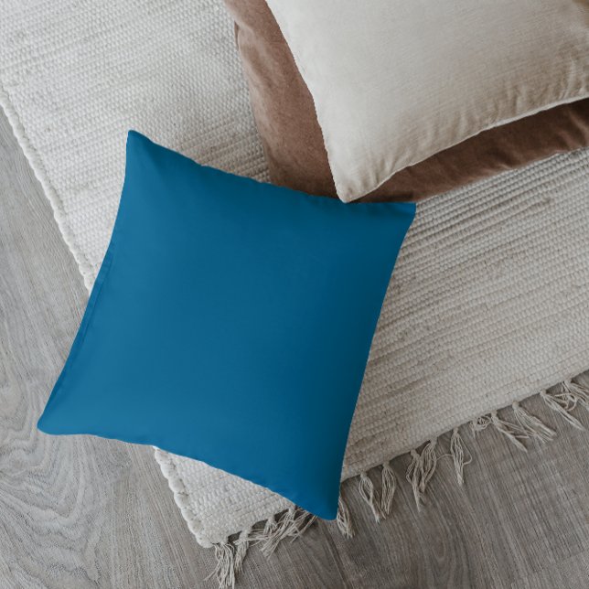 Modern jetsetter Blue i mitten av århundradet Kudde (Skapare uppladdad)