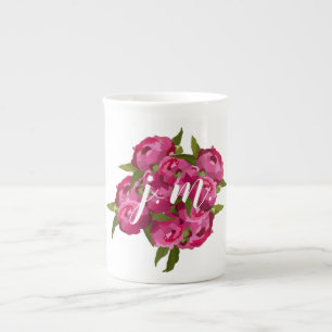 Modern Jewel Peony Tea Pot Benporslin Mugg