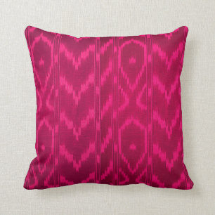Modern jkat Tribal Chevron  shock rosa fuchsia Kudde