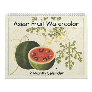 Modern jordbruksdekan för asiatiskt fruktvatten kalender