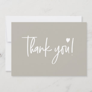 Modern jordton neutralt baby shower-kort med moder tack kort