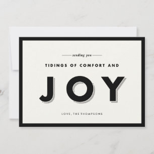 Modern Joy Julhälsningar Julkort