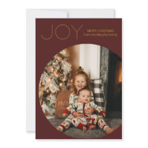 Modern Joy Minimalist-Helgdag-kort