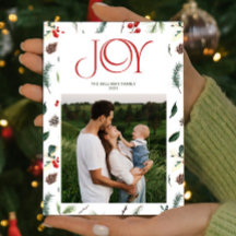 Modern Joy Red Berry Botanical Photo-jul