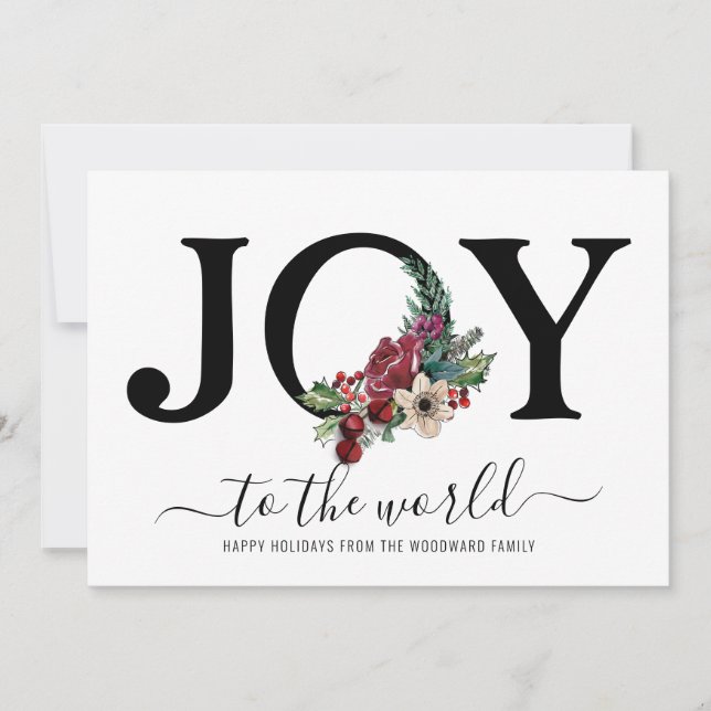 Modern Joy Typography-Blommigt (Framsida)