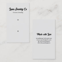 Modern judelry Two Stift Affärskort