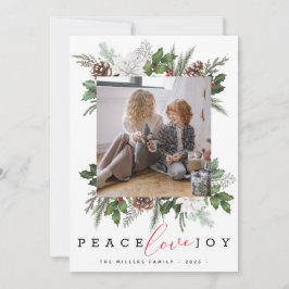 Modern jul 1 Foto Vinter Ram Holiday Kort