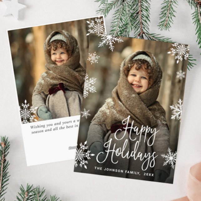 Modern jul 2 PHOTO Hälsning Julkort (Skapare uppladdad)