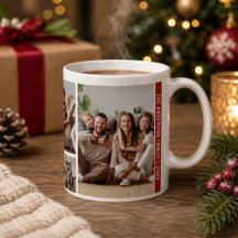 Modern jul 5 Fotokollage Familj