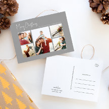 Modern jul | Fem foto för Silver-skript